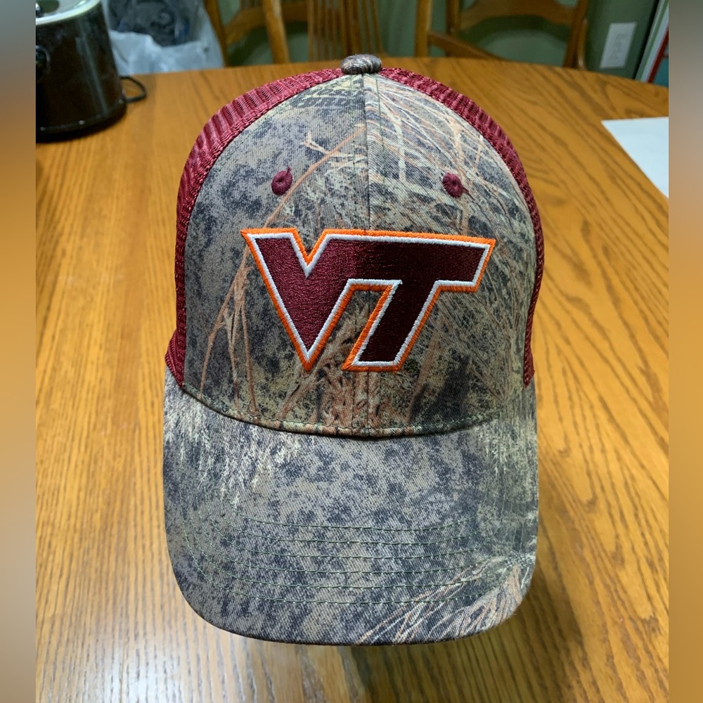Virginia Tech Hokies ball cap.